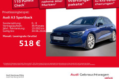 Audi A3 Sportback TDI advanced S tronic LED PDC