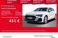 Audi A3 Sportback TFSI e S line S tronic LED Virtual