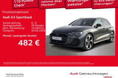 Audi A3 Sportback TFSI S line S tronic AHK Matrix