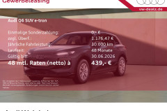 Audi Q6 e-tron Q6 SUV e-tron LED NAVI ALU DAB PDC