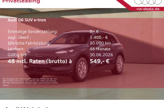 Audi Q6 e-tron Q6 SUV e-tron LED NAVI ALU DAB PDC