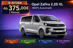 Opel Zafira Edition 2.2D XL 180PS 9-Sitzer|AHK|Navi|Kamera|LED