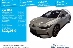 Volkswagen ID.7 Pro Navi AHK IQ.LIGHT - LED-Matrix-Scheinwerfer Sprachassistent DAB+