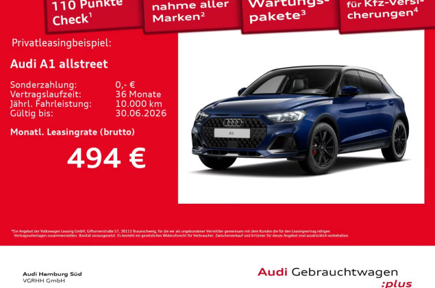 Audi A1 allstreet 35 TFSI S tronic S line NAVI/KAMERA