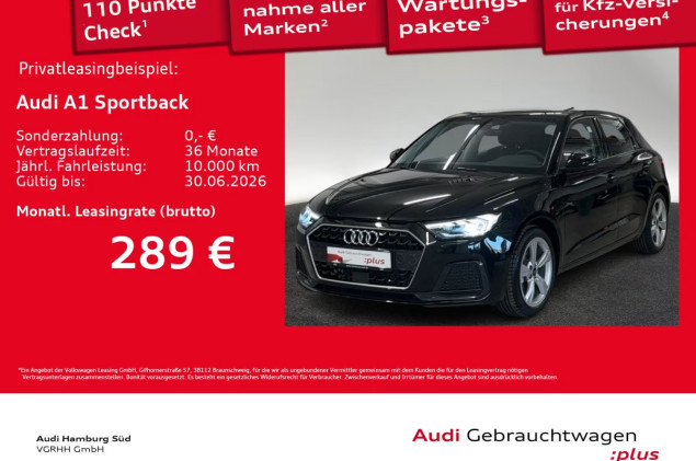 Audi A1 Sportback 25 TFSI advanced S tronic LED/ACC
