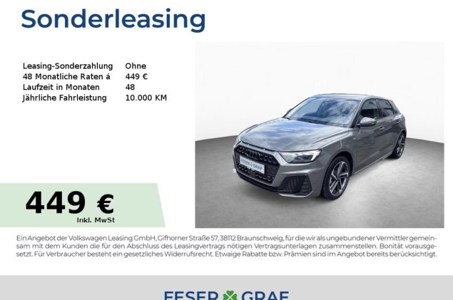 Audi A1 Sportback S line 35 TFSI S tr. *NAVI*LED*RFK*