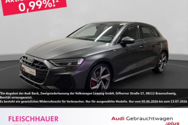 Audi A3 35 TFSI Sportback S line LED+ACC+Navi+AHK+Pano+CarPlay