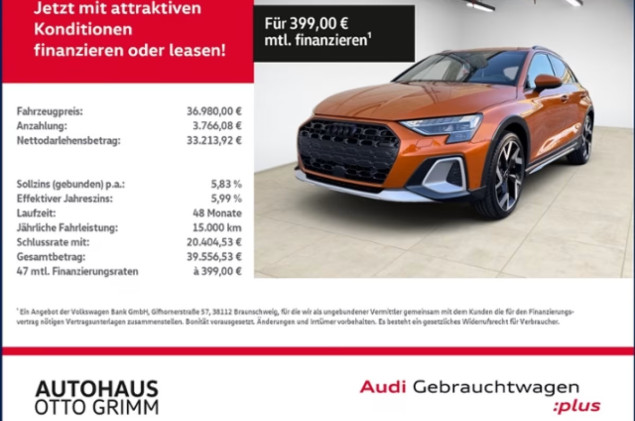 Audi A3 allstreet 35 TFSI KLIMA LED NAVI ALU