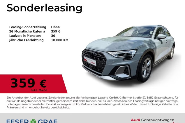 Audi A3 allstreet 35TFSI Navi+/SHZ/ACC/Matrix/Carplay