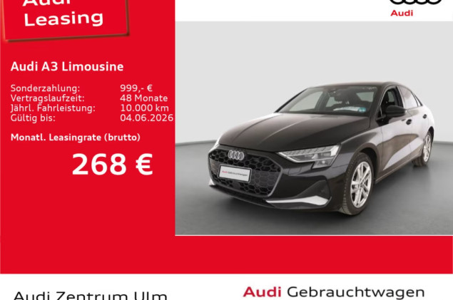 Audi A3 Limousine advanced 35 TFSI 18 AHK NAVI KAM