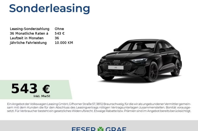 Audi A3 Limousine S line TFSI S tronic