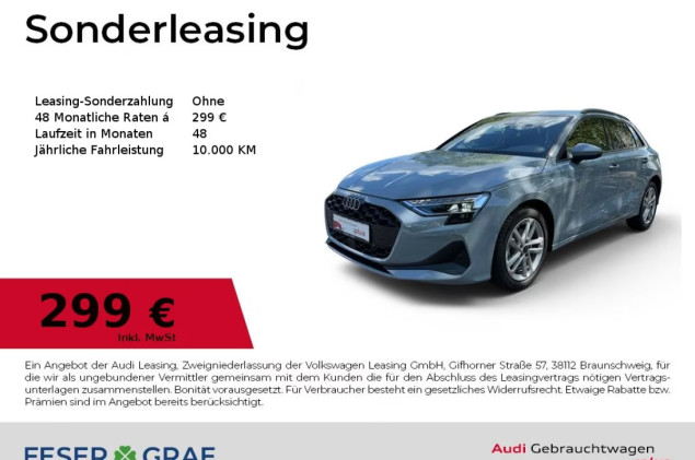 Audi A3 Sportback 35TDI Navi+/LED+/ACC/Kamera/SHZ