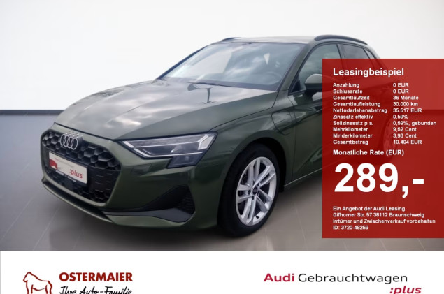 Audi A3 Sportback 40 TFSIe S-TRONIC ACC.LED.R-KAMERA.NAVI
