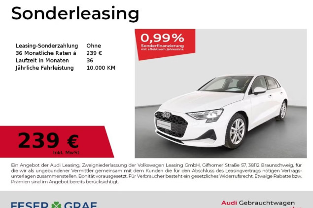 Audi A3 Sportback advanced 35 TFSI LED NAVI KAMERA