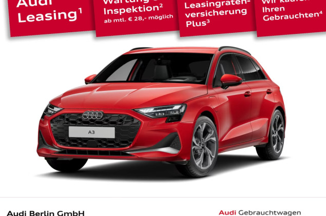 Audi A3 Sportback TFSI e Advanced 40 S tronic