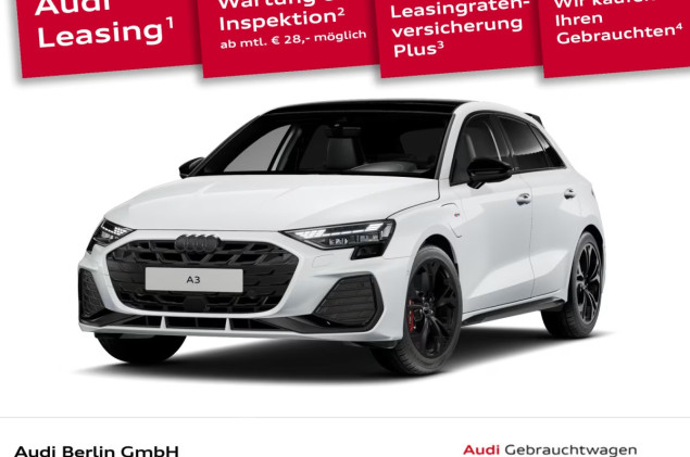 Audi A3 Sportback TFSI e S line 45 e S tronic