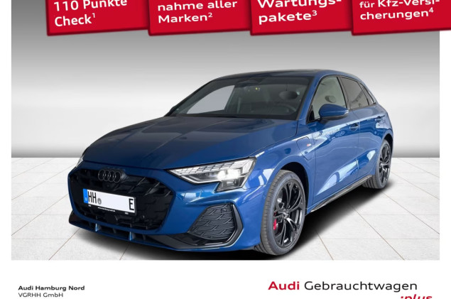 Audi A3 Sportback TFSIe S line S tronic Matrix Navi