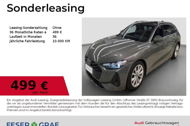 Audi A5 Avant e-hybrid quattro S tronic Matrix Memory