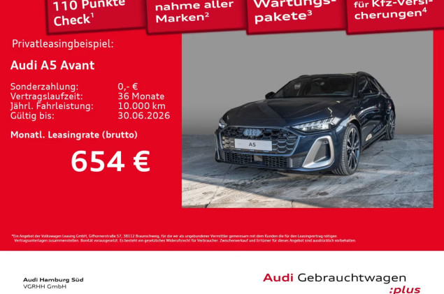 Audi A5 Avant TFSI S tronic S LINE/B&O/HEAD-UP/AHK