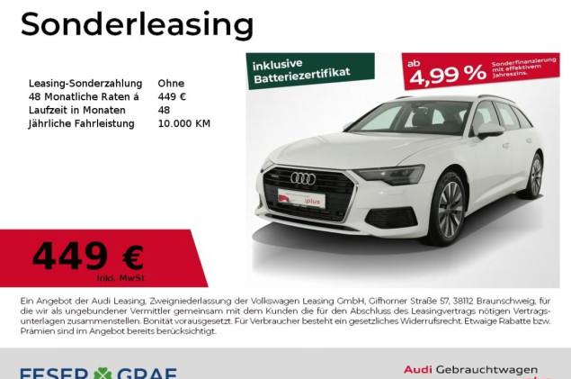 Audi A6 50 TFSI e qu. Vir.Cockpit/AHK/Kamera/Alu-18