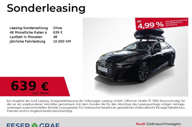 Audi A6 Avant S-Line 40 TDI AHK Matrix ACC 360° Tech
