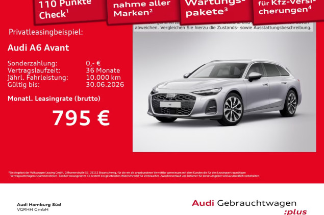 Audi A6 Avant TDI S tronic S LINE/TECH-PLUS/AHK/360°