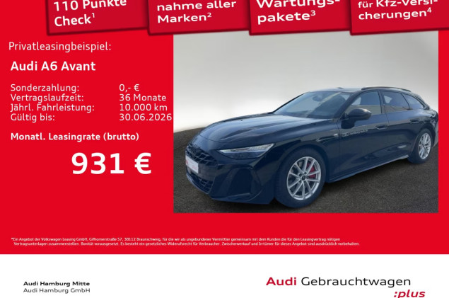 Audi A6 Avant TFSI quattro S tronic Pano S line AHK