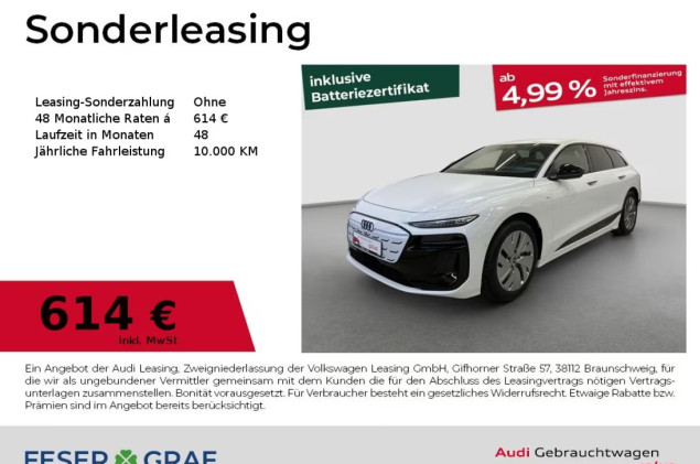 Audi A6 e-tron A6 Avant e-tron performance S line