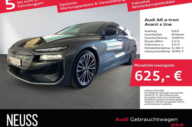 Audi A6 e-tron Avant S line AHK+MEMORY+ACC+AIR+MATRIX+HPC