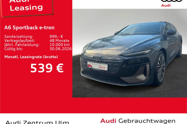 Audi A6 e-tron Sportback S-Line 21 AHK MATRIX 0,25%