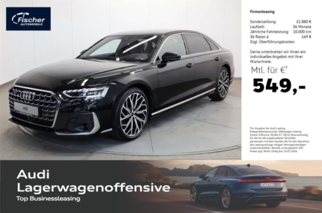 Audi A8 L 50 TDI quattro S line UPE: 172.025,- €