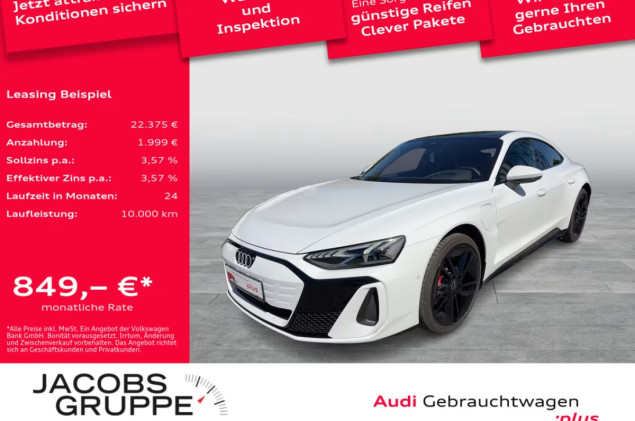 Audi e-tron GT S qu. Black/Facelift/S-Sitze/Pano/Laser/HuD/ACC/360°