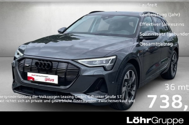 Audi e-tron S line 55 quattro *SOH98%*HuD*Kamera*AHK*