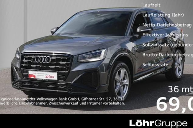 Audi Q2 30 TFSI S line AHK GRA Kamera PDC+ GWF