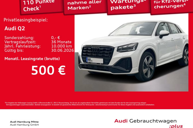 Audi Q2 35 TDI S line S tronic Matrix Kamera Klima