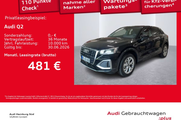 Audi Q2 35 TFSI advanced S tronic SPORTSITZE/KAMERA