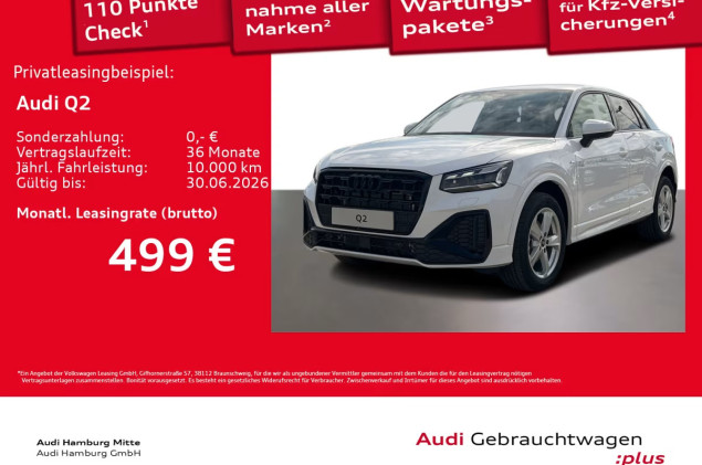Audi Q2 35 TFSI S line S tronic Virtual Matrix Sitzhzg