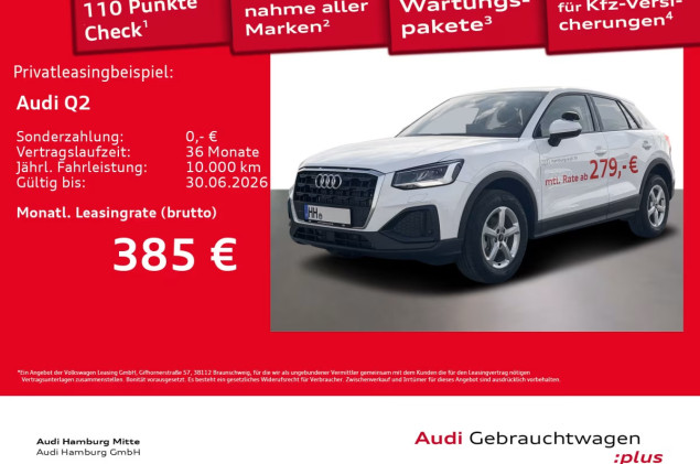 Audi Q2 35 TFSI S tronic Sitzheizung LED