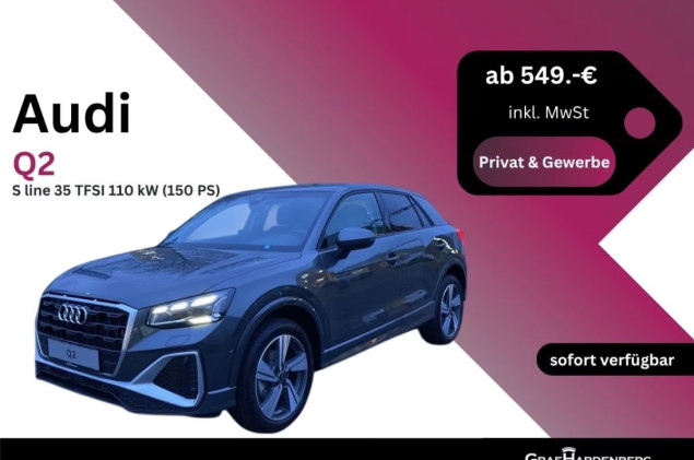 Audi Q2 S line 35 TFSI *sofort verfügbar*