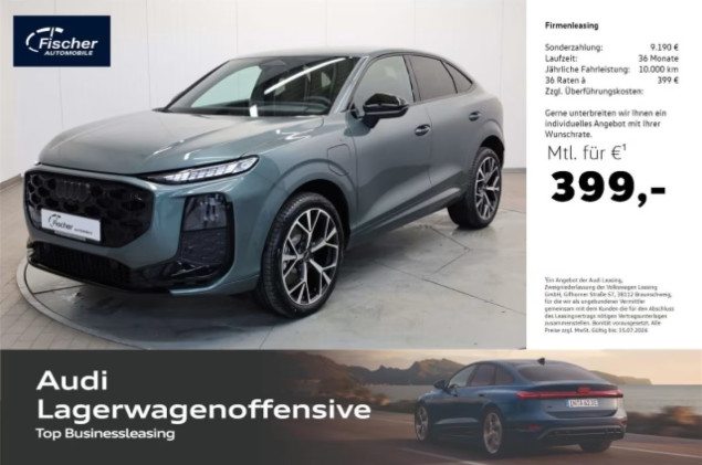 Audi Q3 Sportback e-hybrid S line 0,5% DW Versteuerung