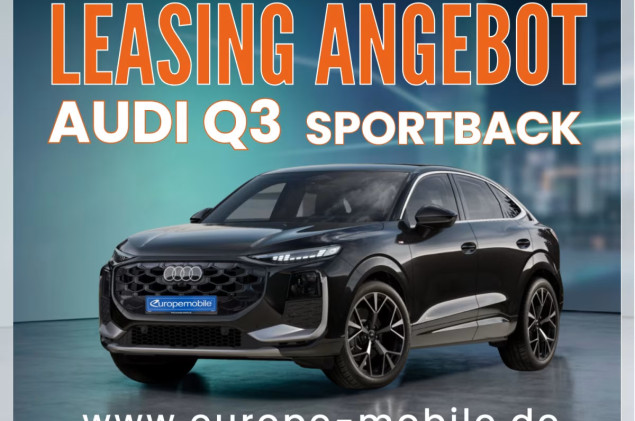 Audi Q3 Sportback S line TFSI quattro 204PS (UVP 68.925€) PANO/NAV/TECHPLUS/KLIMAPLUS/DYNAMIK/UVM: