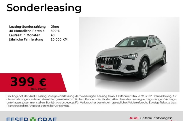 Audi Q3 SUV advanced 35 TFSI S tronic Navi Plus/PDC