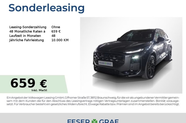 Audi Q3 TFSI quattro 2x S line AHK LED Pano Tech plus
