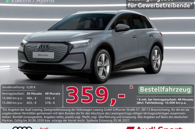 Audi Q4 e-tron LED STHZG NAVI PDC+ SHZ UPE 47.750,-