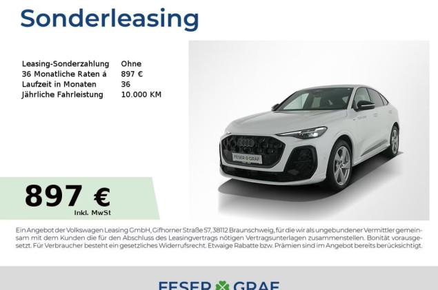 Audi Q5 Sportback e-hybrid quattro S tronic AHK ACC