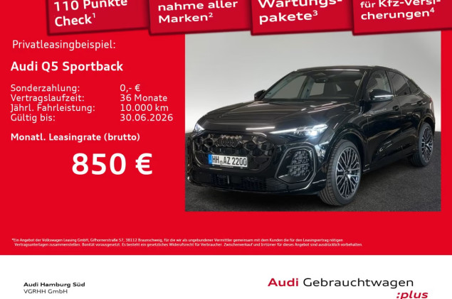Audi Q5 Sportback TDI qu. S tronic 2xS LINE/PANO/LM21