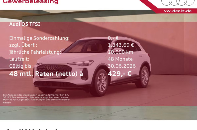 Audi Q5 SUV TFSI S tronic Klima Navi Sitzheizung LED