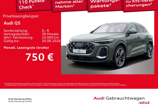Audi Q5 TDI quattro S tronic S line Pano AHK