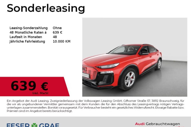 Audi Q6 e-tron Q6 Sportback e-tron qu S line AHK LUFT 360° MATR