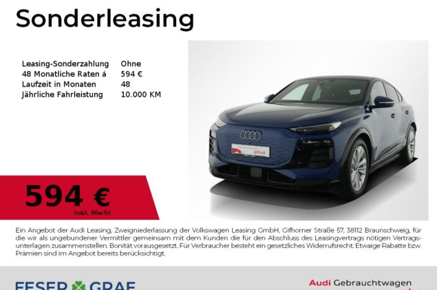 Audi Q6 e-tron Q6 Sportback e-tron S line Int/Matrix/HuD/Luft/A